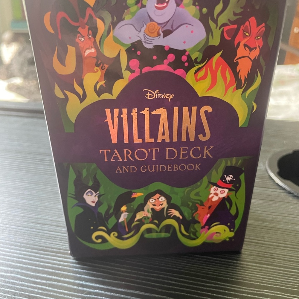 Disney Villains Tarot Deck with Green and Purple Accents